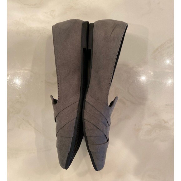 Veittes Womens Flats Slip On Size 8 WIDE Shoes Gray Excellent Condition Padded - Picture 8 of 12